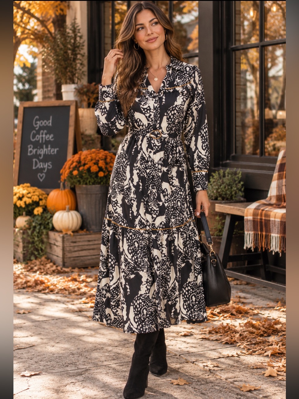 CROSBY BY MOLLIE BURCH delphie dress in black/white pockets